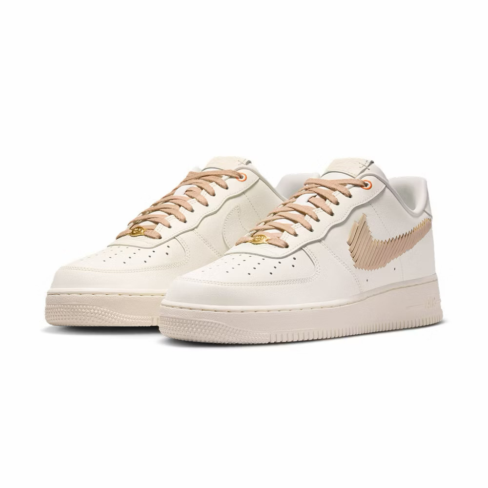 Nike Air Force 1'07 Lv8 Ess 卡其白色 編織 IR7011-121