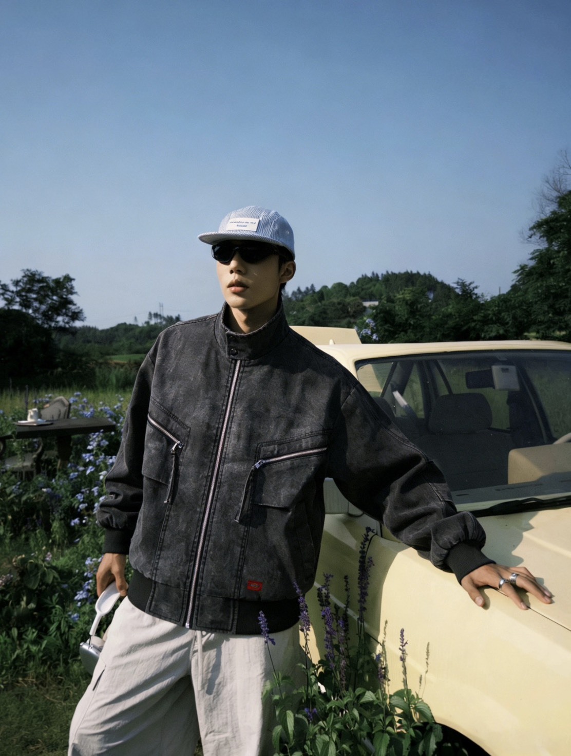 DICKIES 復古美式 丹寧 牛仔 水洗 做舊 重磅 立體剪裁 立領 外套 三色