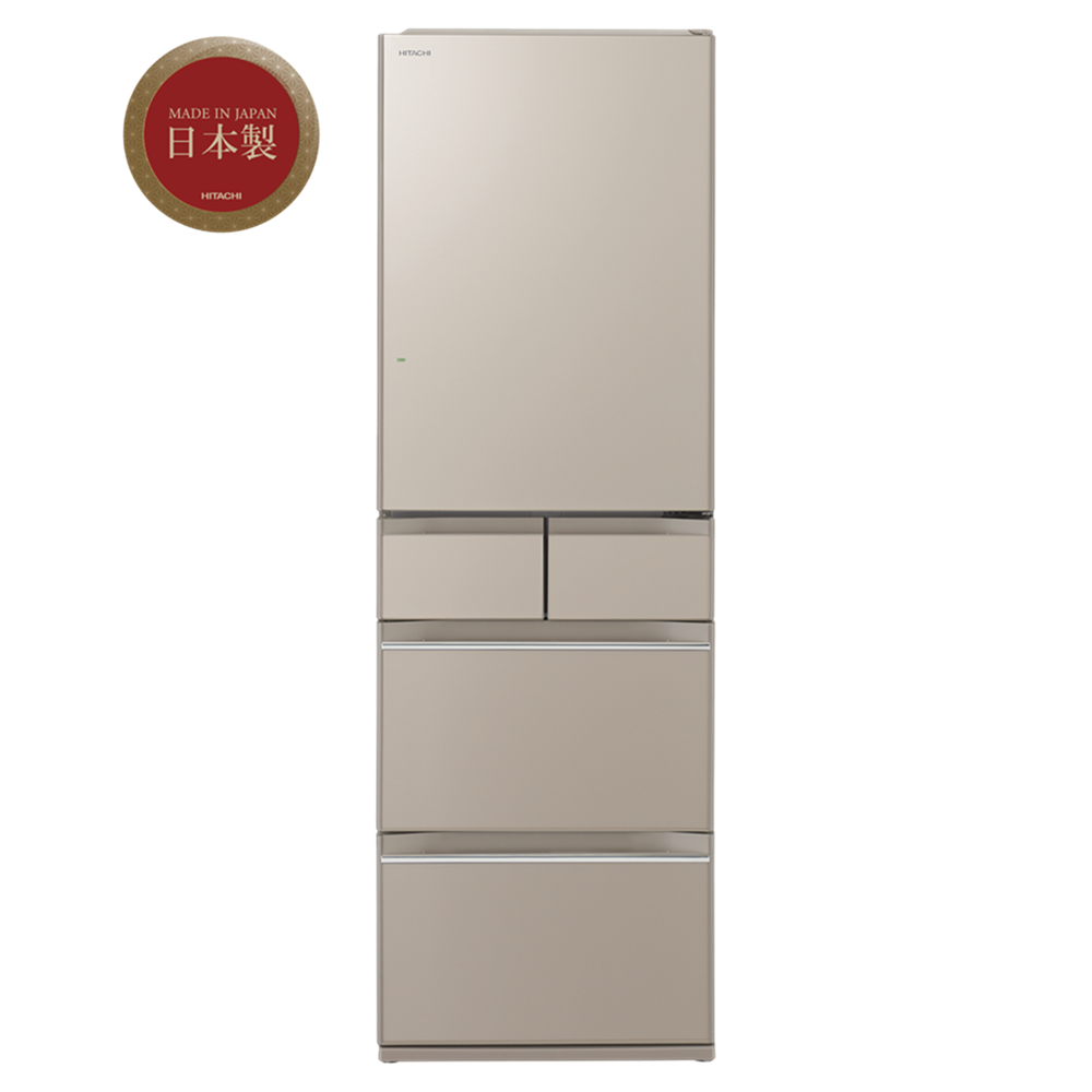 💥New💥 日立 Hitachi   R-HWS480YH‧Ru白金觸媒‧變頻五門雪櫃‧470公升‧日本製造‧香港行貨,原廠5年全機及10年壓縮機保養‧