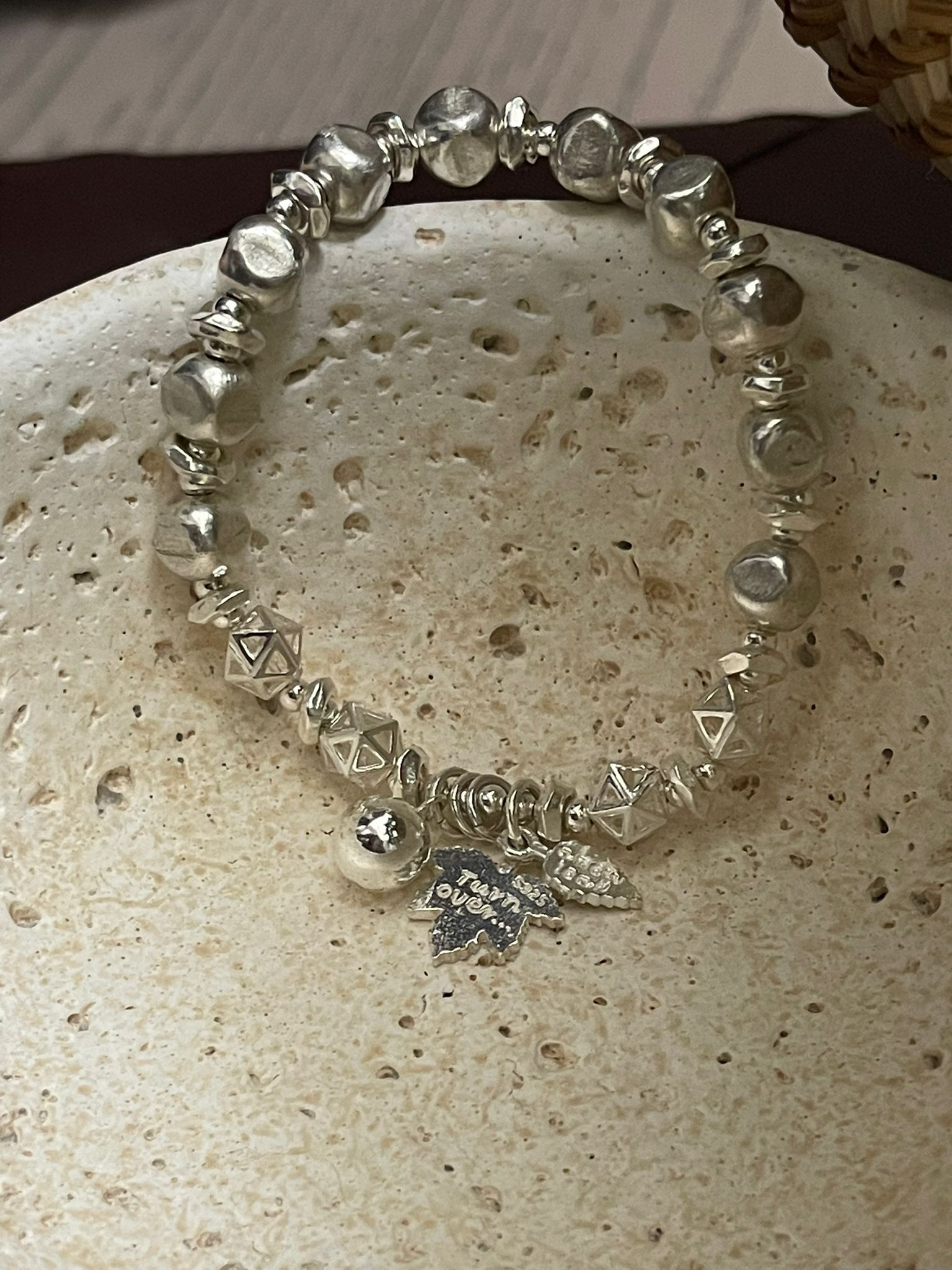 Sl13281/全手工泰國流星小雨點重量級手鏈21.5G