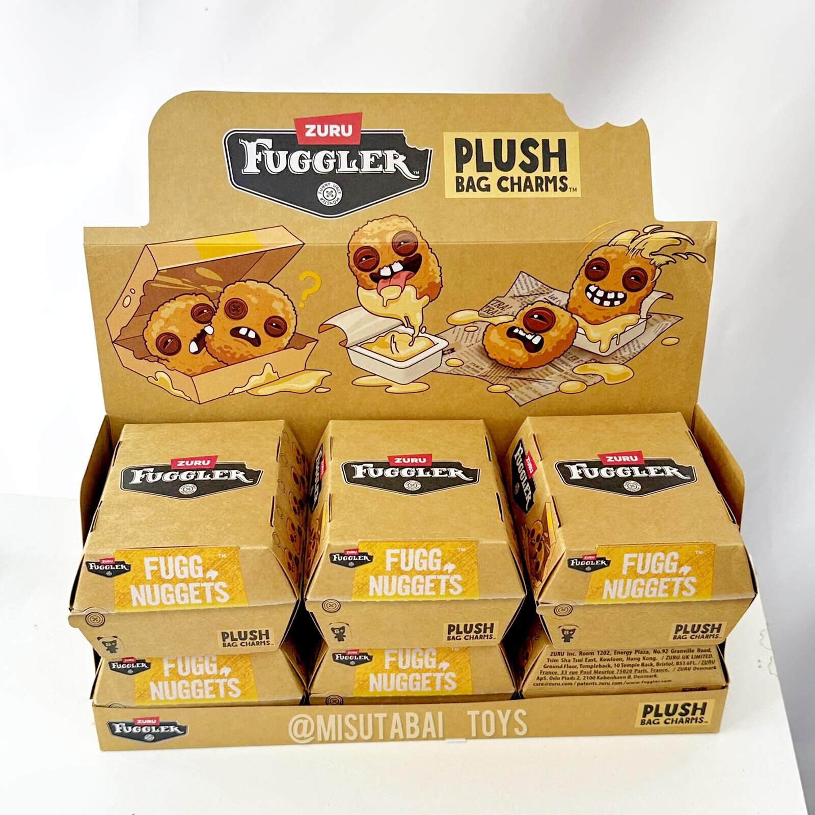 FUGGLER醜萌雞塊系列 掛件盲盒