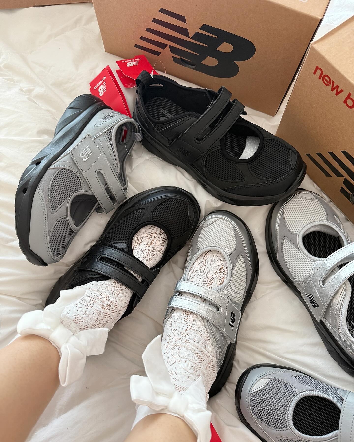 #預購 🇰🇷新款皮革!! 韓國 NEW BALANCE BREEZE V2 女款 瑪莉珍鞋