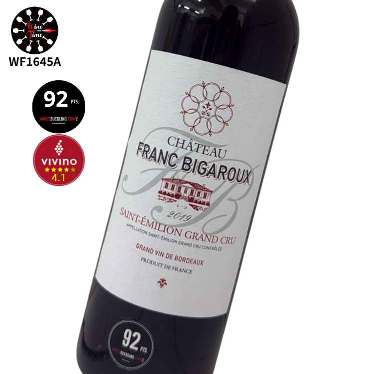 Chateau Franc Bigaroux Saint Emilion Grand Cru 2019
