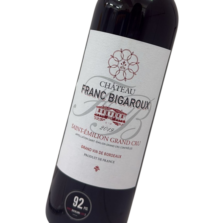 Chateau Franc Bigaroux Saint Emilion Grand Cru 2019
