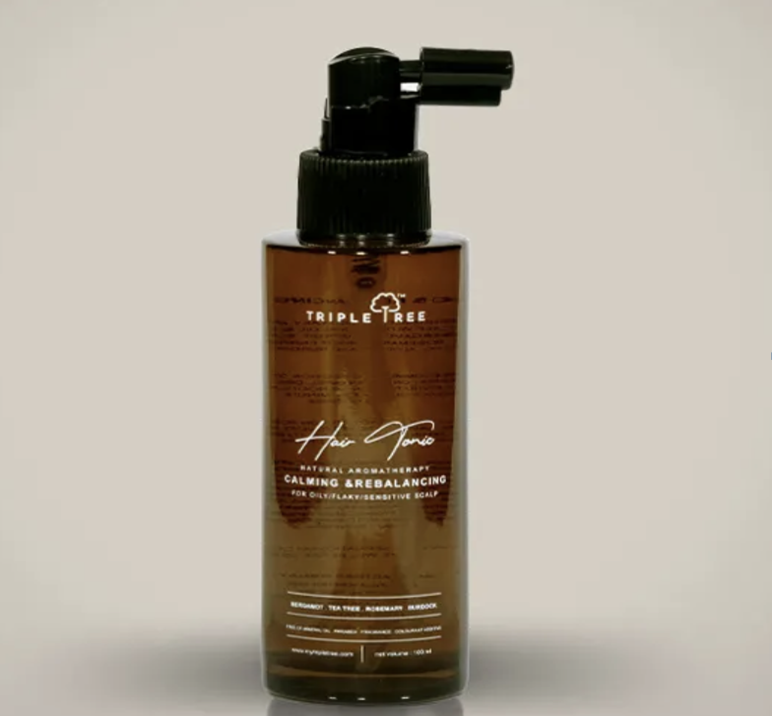 TT03 " TRIPLE TREE 去頭皮養髮精華液100ML Calming & Rebalancing Hair Tonic" $358/1 買2件以上每件減$10    吹頭前使用 馬來西亞制造