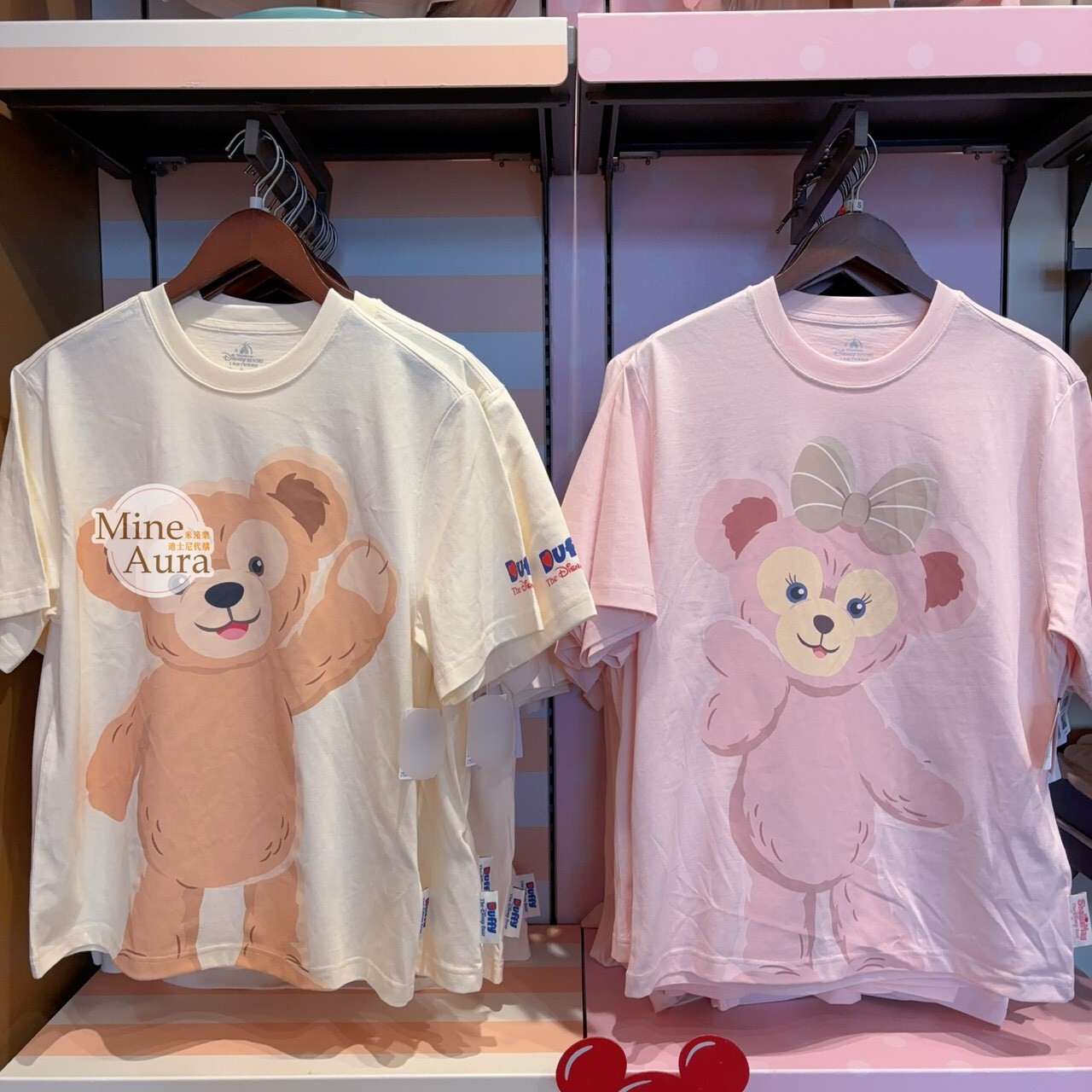 達菲 Duffy 可愛全身 圖案 上衣 短T -上海迪士尼樂園