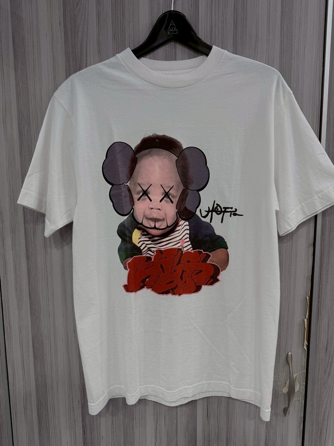 絕版現貨 Kaws x Cactus Jack by Travis Scott Utopia 絕版聯名叉叉人像白色短袖 T