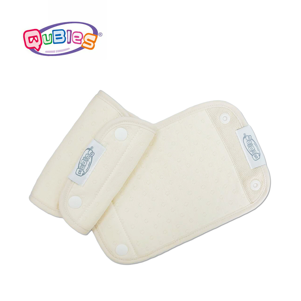 Qubies 通用型揹帶口水巾配件 (頭枕口水巾款 / 肩帶口水巾款)