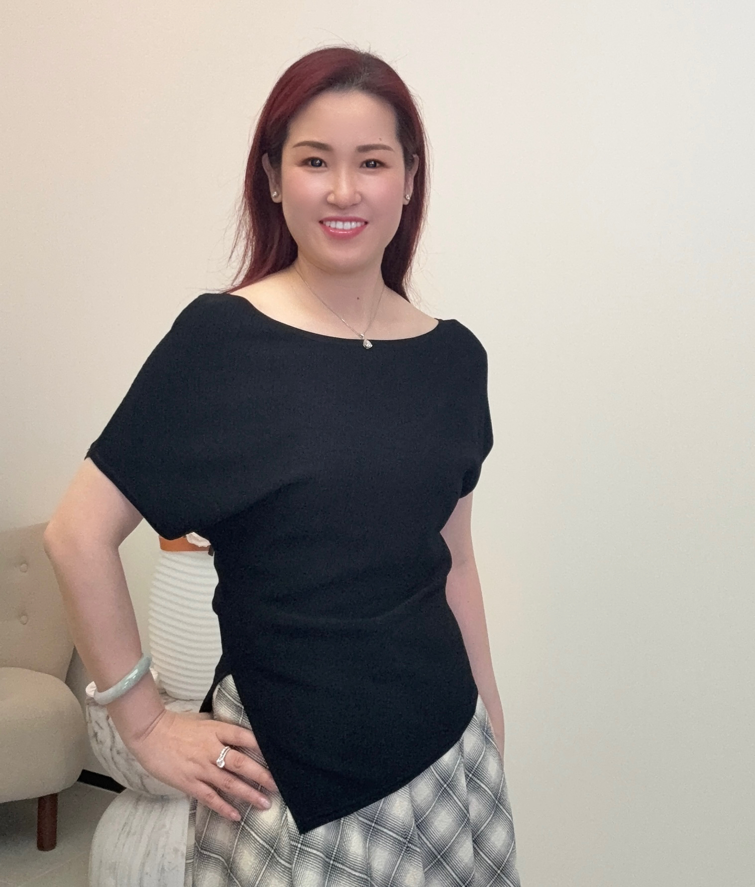 YH009 Z067 針織短上衣 黑色