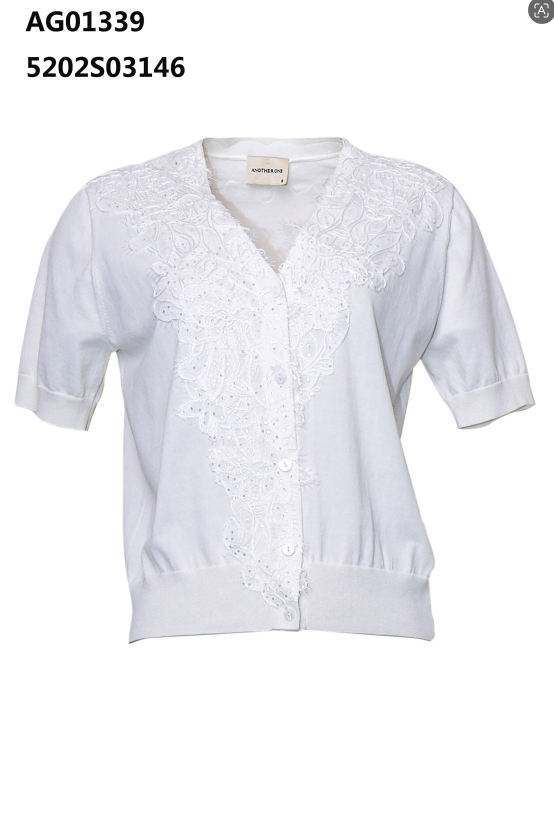 YH010 Z072 針織開衫 月光白