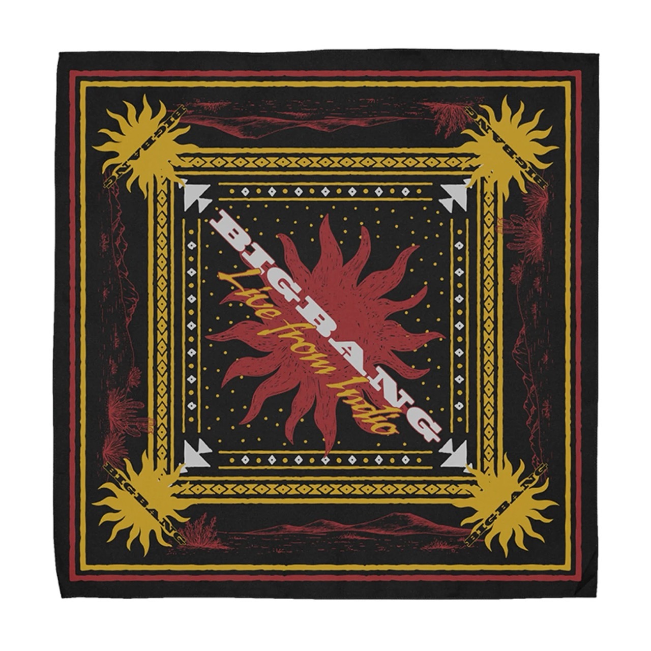 🇺🇸 Coachella BIGBANG Sundaze Bandana 頭巾 絲巾 綁巾 科切拉 2026年限定 / 現貨