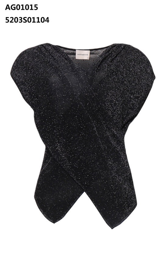 YH014 Z098 針織短上衣 黑色