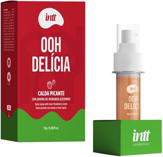 INTT Ooh Delícia 火辣熱感可食用 溫感潤滑液 (士多啤梨味) 11g