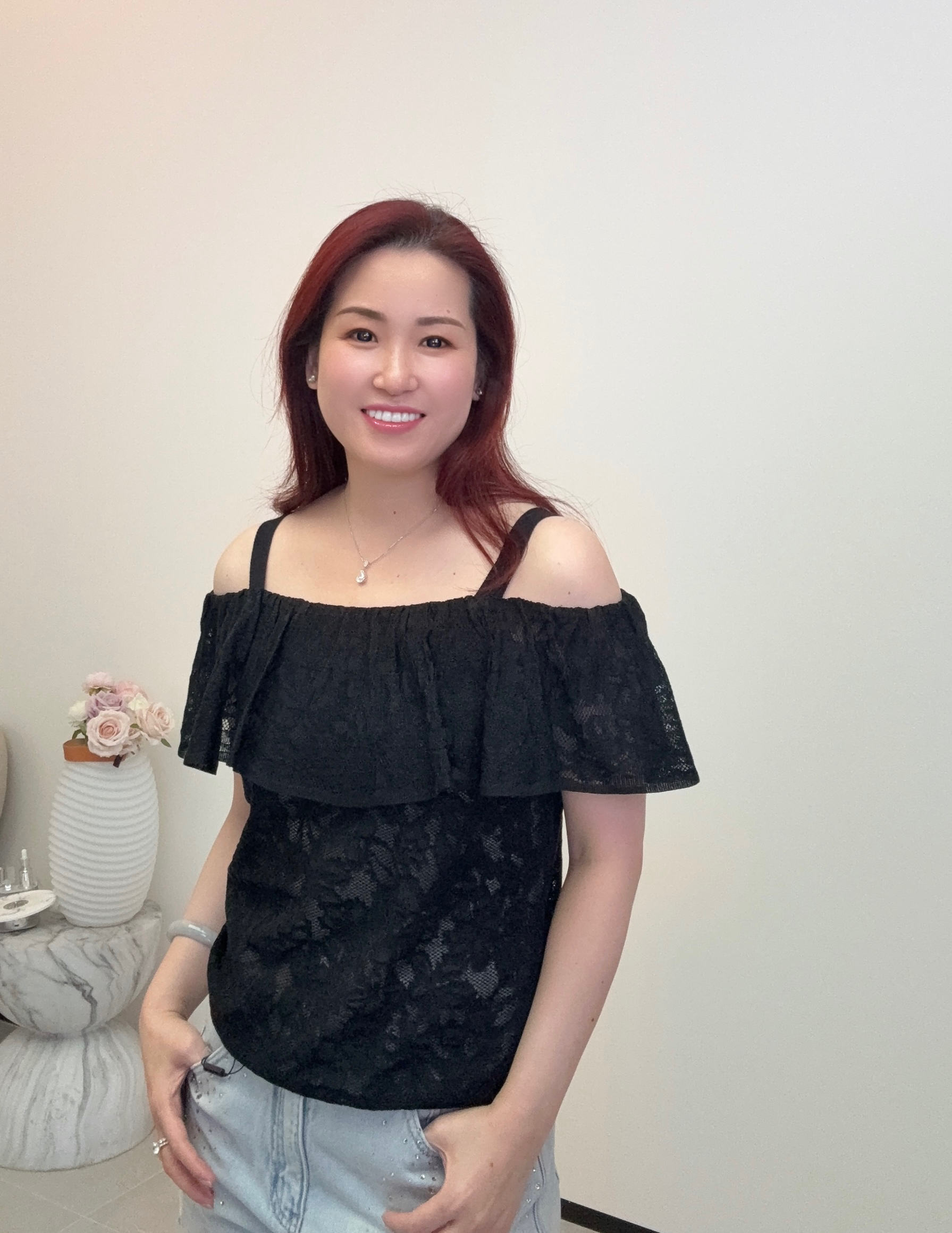 YH028 Z176 針織短上衣 黑色