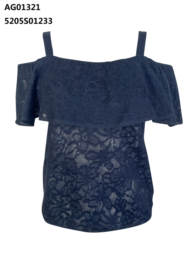 YH028 Z176 針織短上衣 黑色