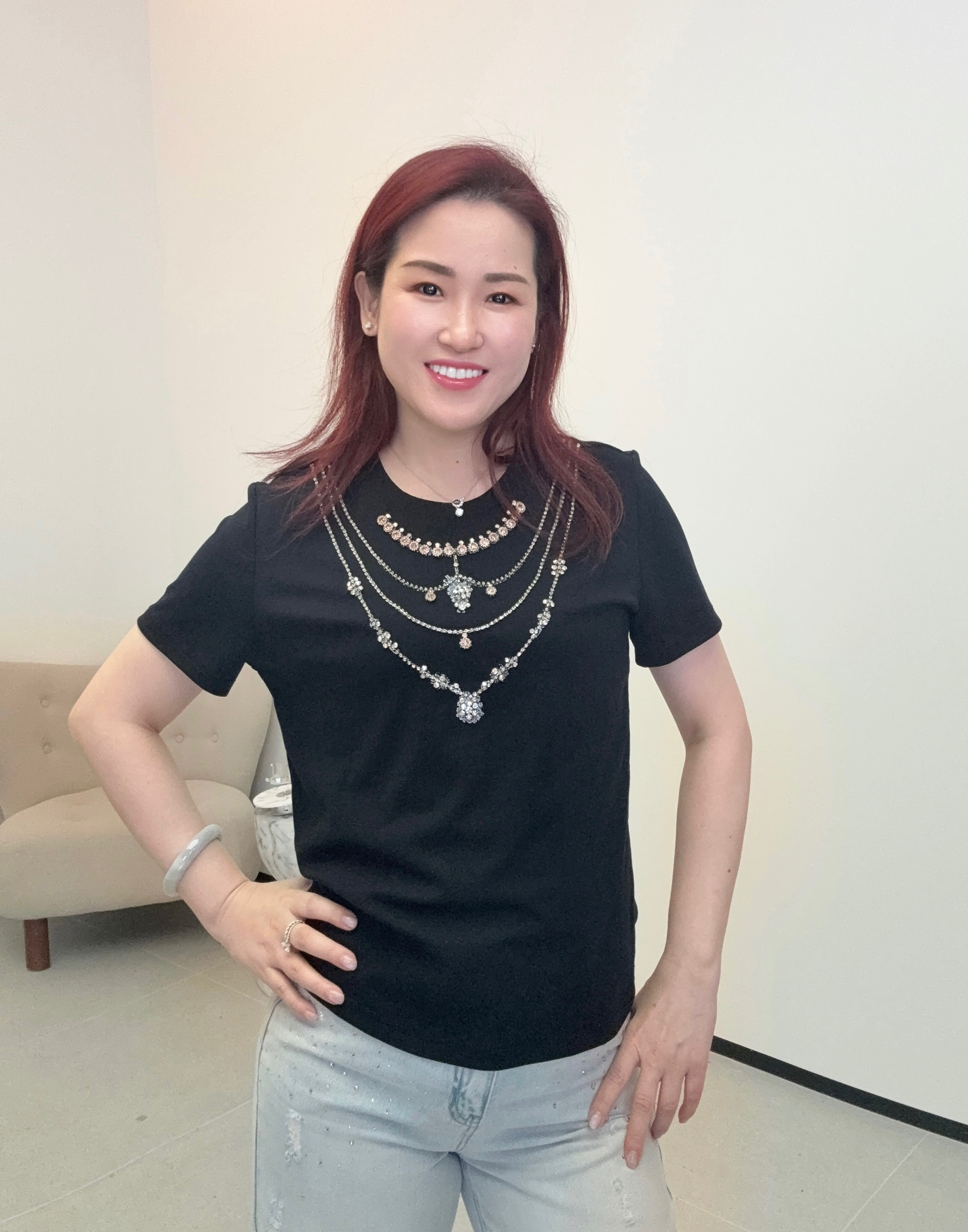 YH038 Z223 短袖T恤 黑色