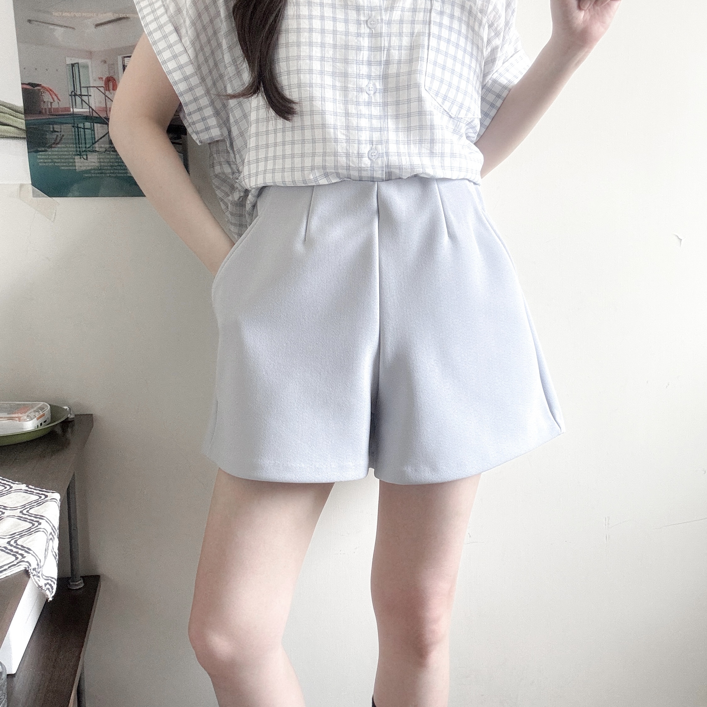 全橡根腰挺身顯瘦短褲