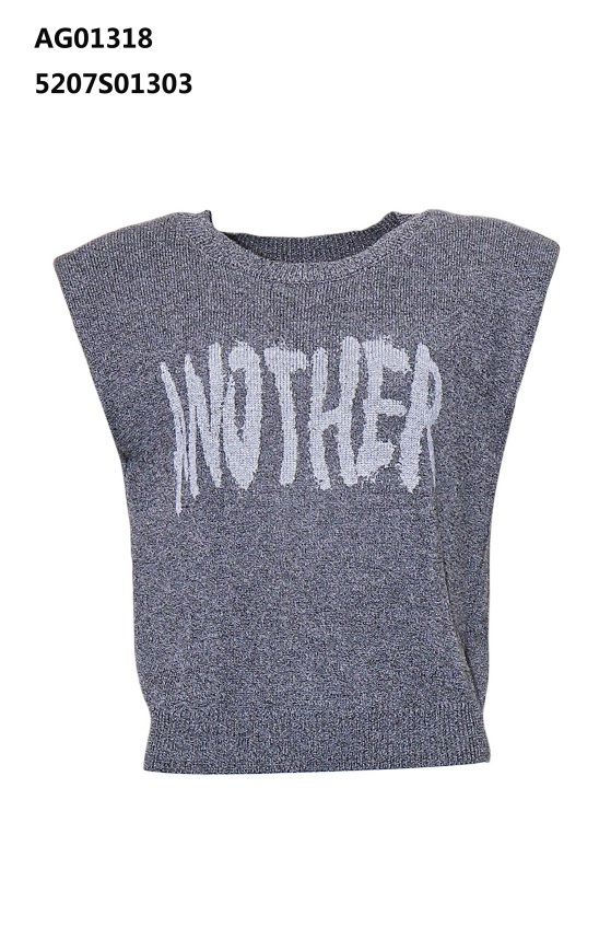 YH043 Z246 針織短上衣 深灰