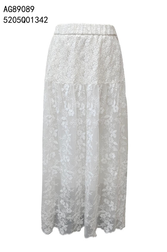 YH056 Z168 長裙 白色