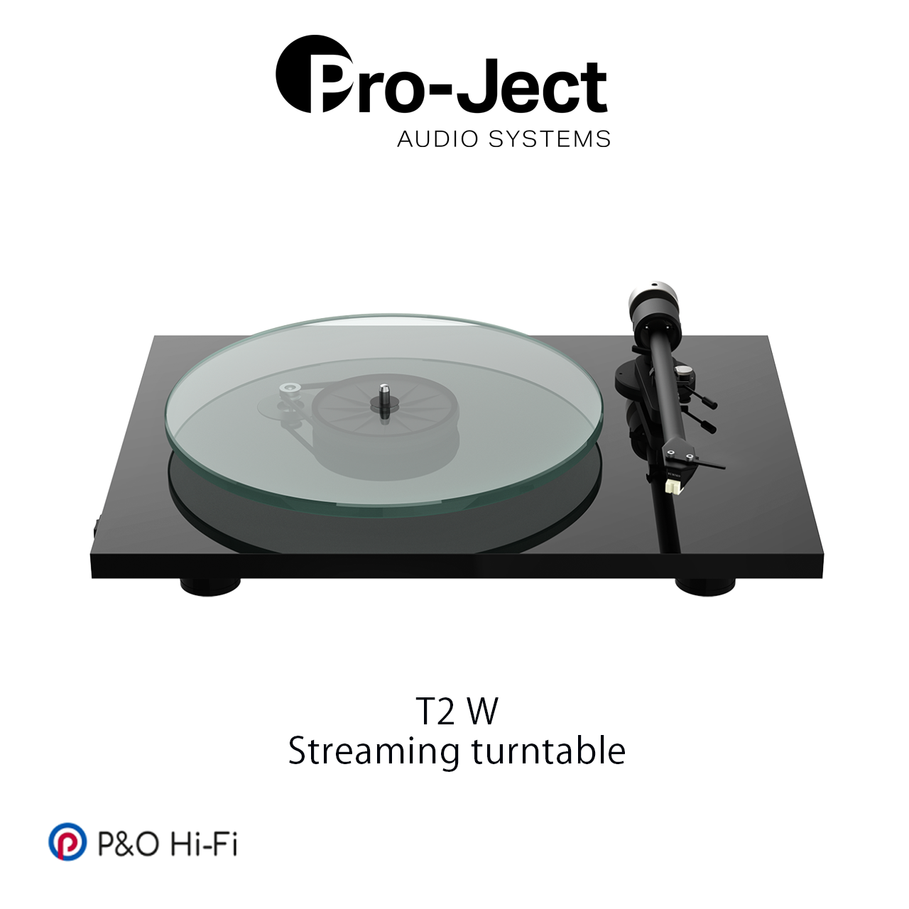 Pro-Ject T2 W 串流黑膠唱盤 (3色)