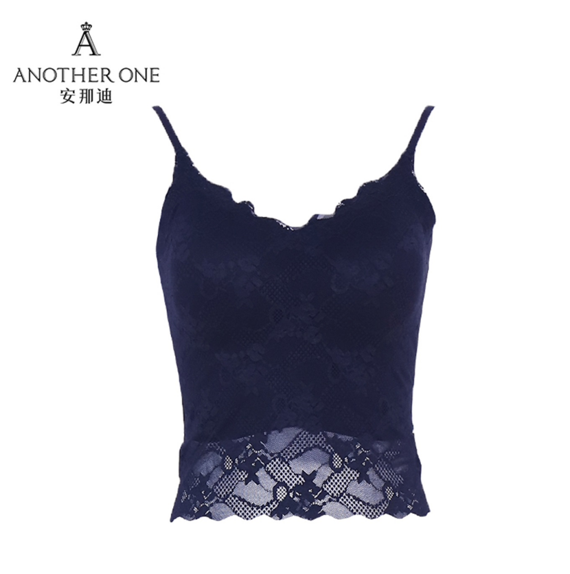 YH059 V39 提花蕾絲美背 黑色 Free Size