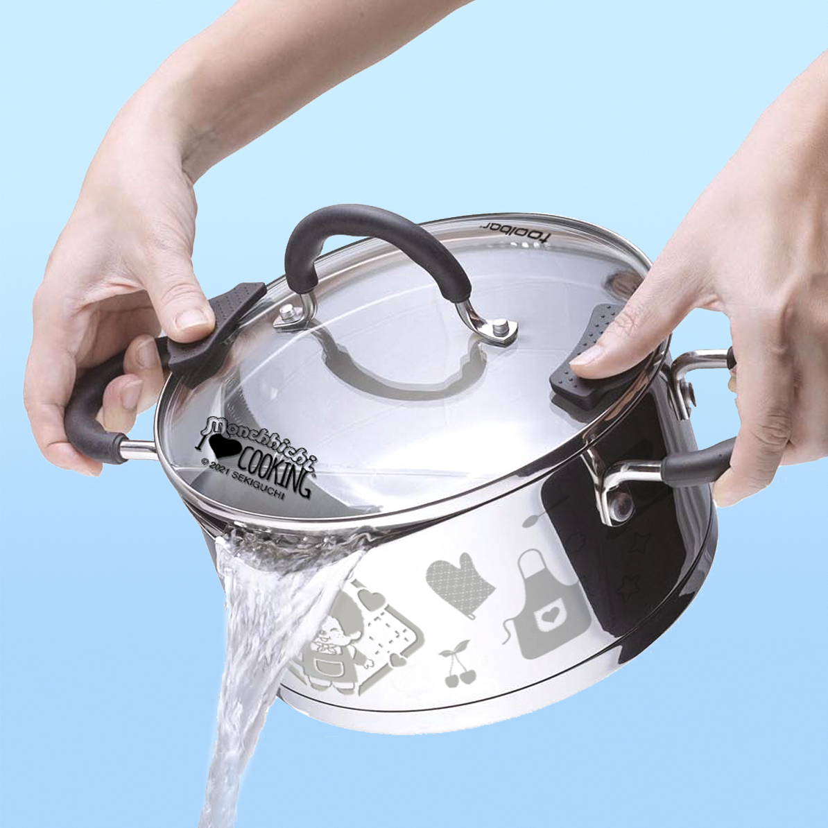 Monchhichi x toolbar SPOUT雙鴨嘴24cm雙耳鍋