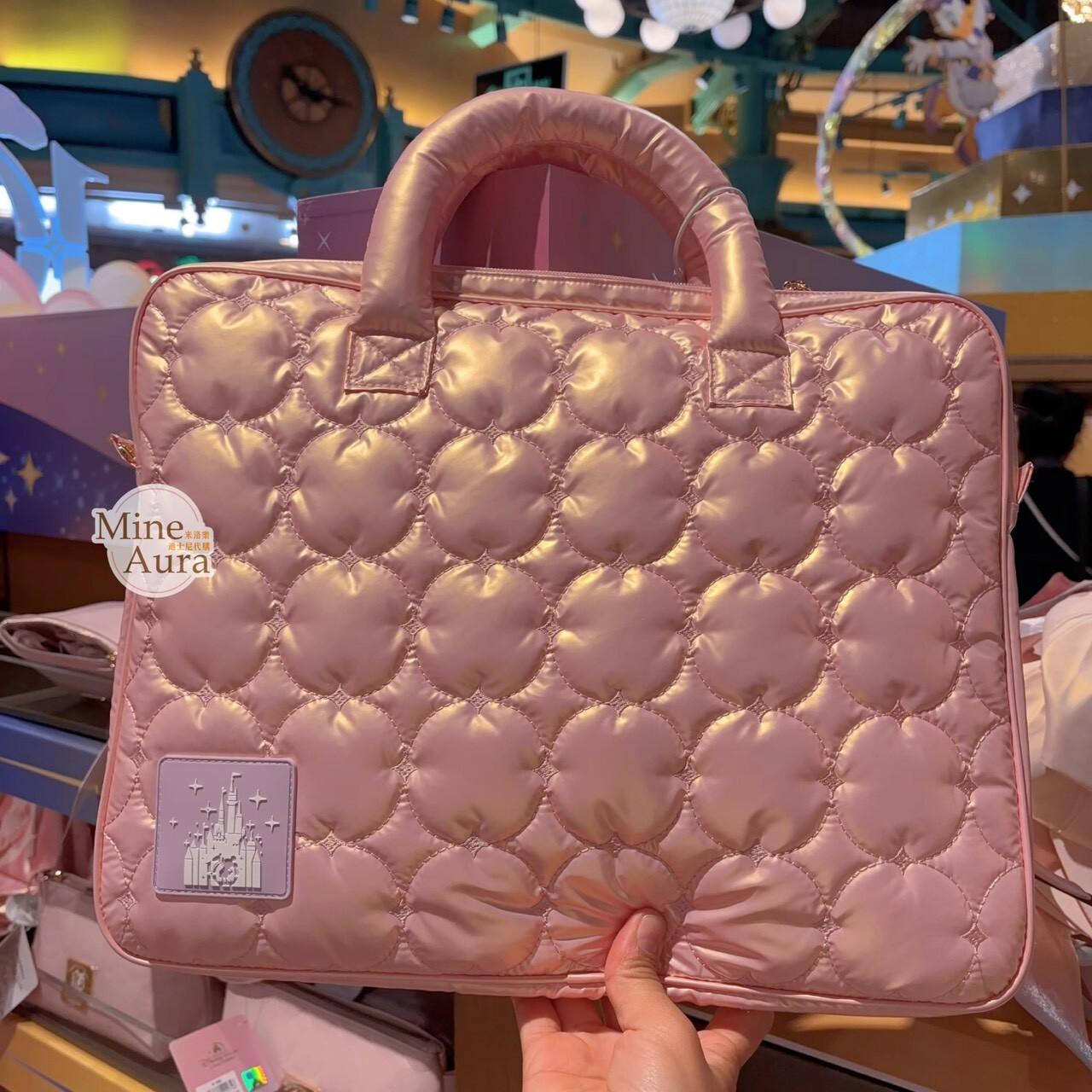 10歲生日慶典 炫彩系列 米奇 Mickey 造型 手提包 電腦包 -上海迪士尼樂園