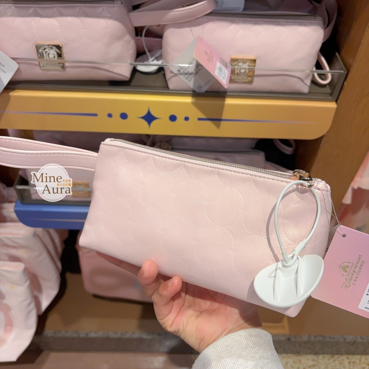 10歲生日慶典 炫彩系列 米奇 Mickey 筆袋 收納包 化妝包 -上海迪士尼樂園