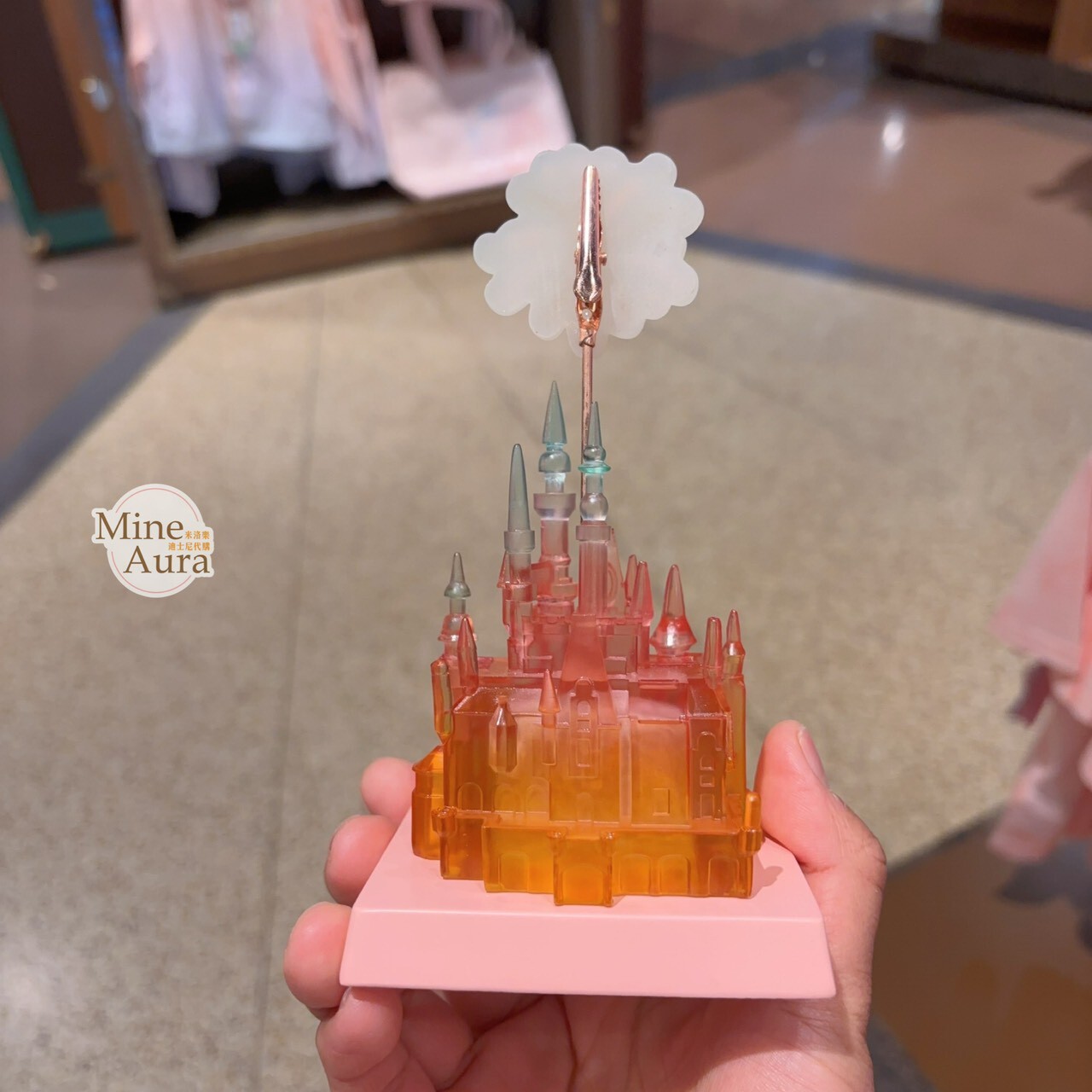 10歲生日慶典 炫彩系列 米奇 Mickey 城堡 造型 相片夾 擺飾品 -上海迪士尼樂園