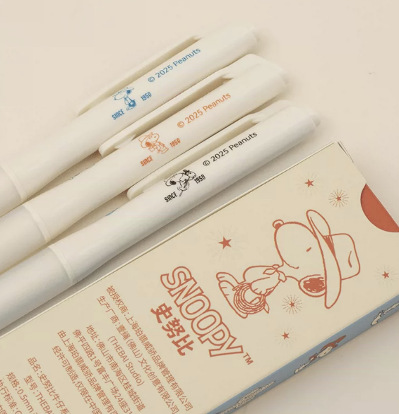 PEANUTS 史努比 0.5MM 黑色 原子筆