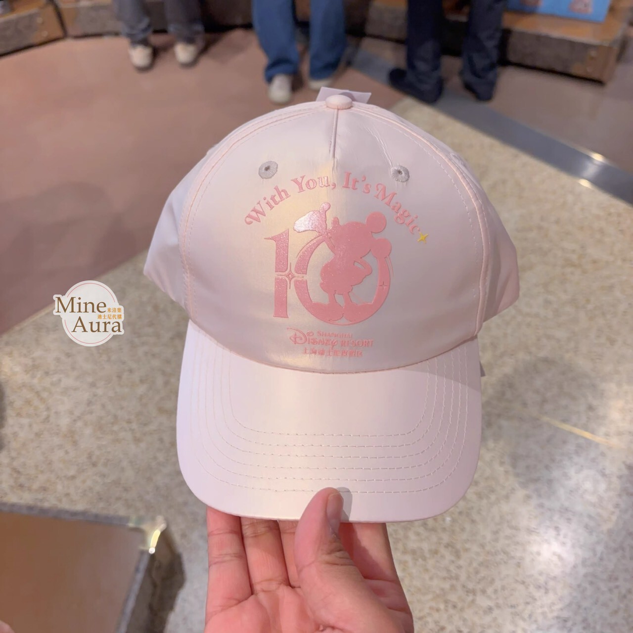 10歲生日慶典 炫彩系列 米奇 Mickey 圖案 綁帶設計 棒球帽 帽子 -上海迪士尼樂園