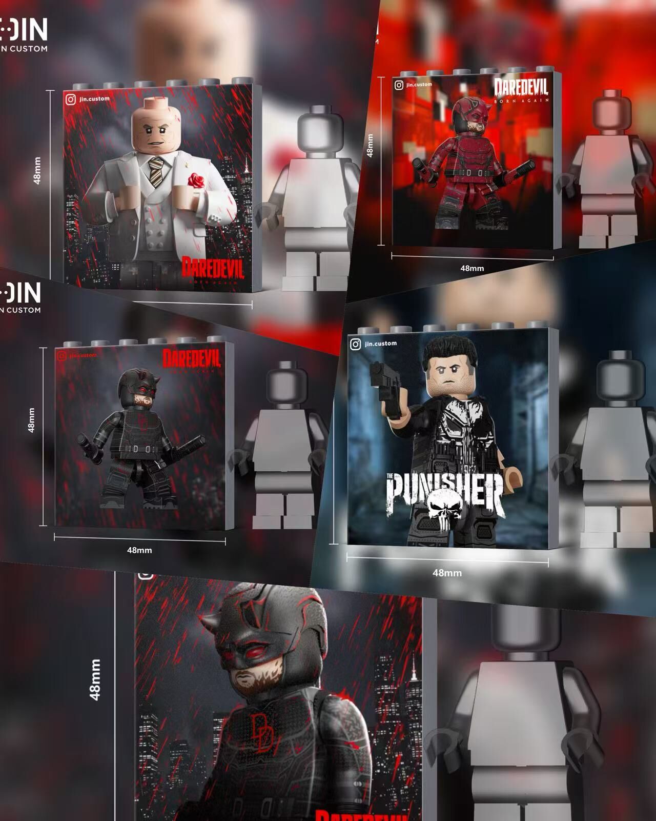 [Jin Custom][Preorder] Daredevil Wall [PADprinted]