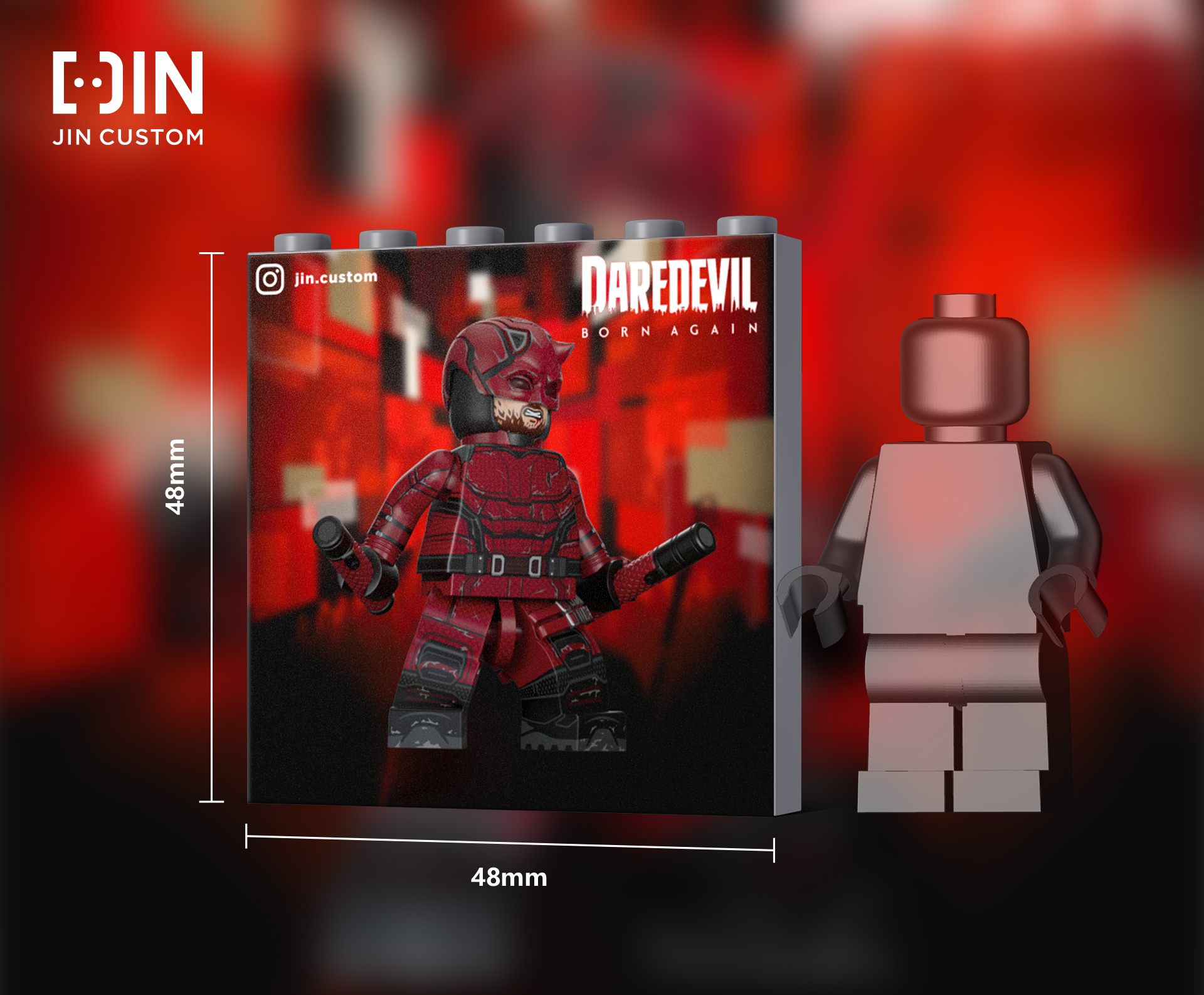 [Jin Custom][Preorder] Daredevil Wall [PADprinted]
