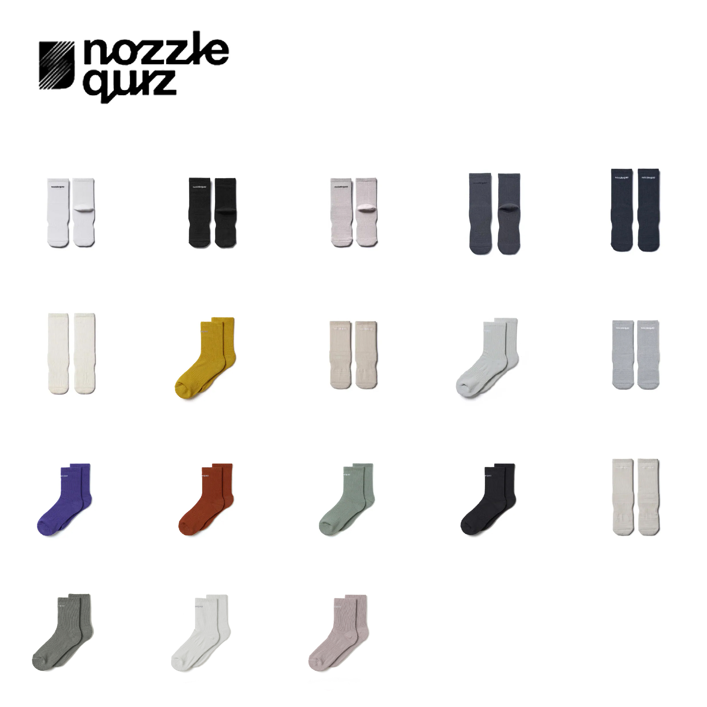 nozzle quiz 後研設計 / Essential 基本款抗菌舒適長襪