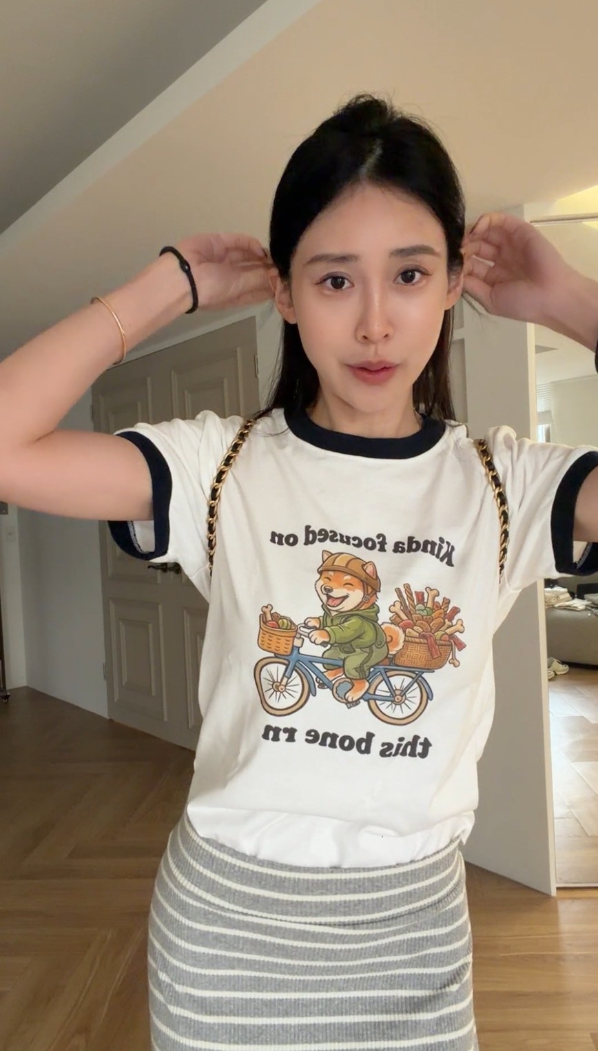 ｜韓國｜可愛柴柴短袖上衣