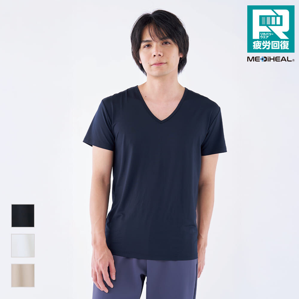 日本 Workman 熱賣款｜MEDIHEAL 疲勞回復內衣　V領款