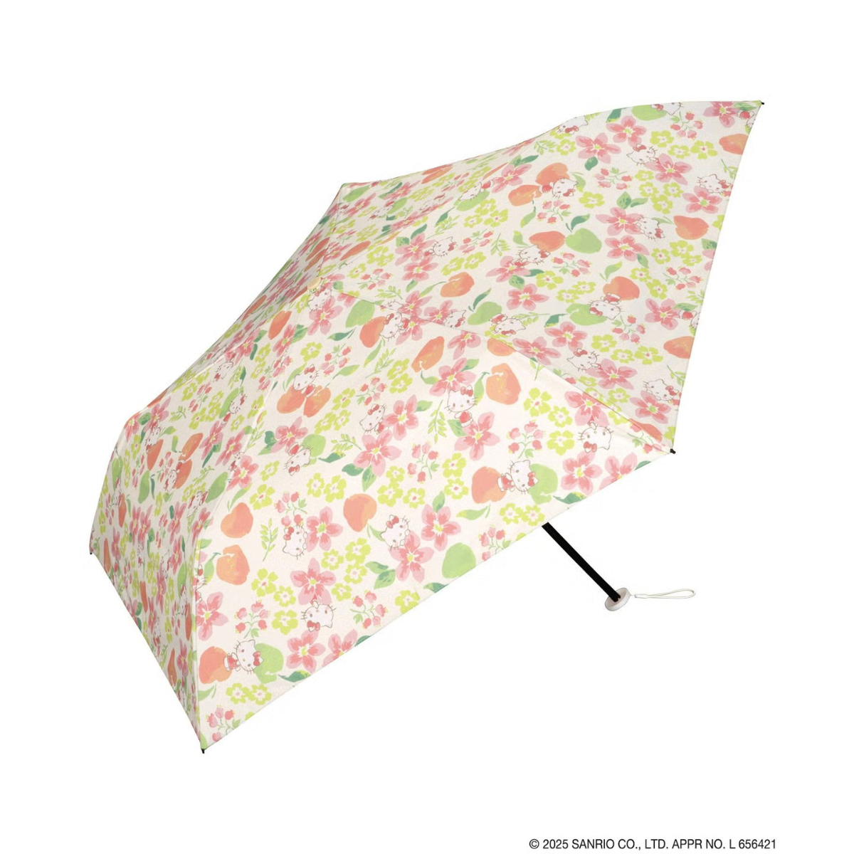 26080-KT Sanrio Hello Kitty × WPC 晴雨兼用縮骨遮 花卉及水果 #JP-WPC26