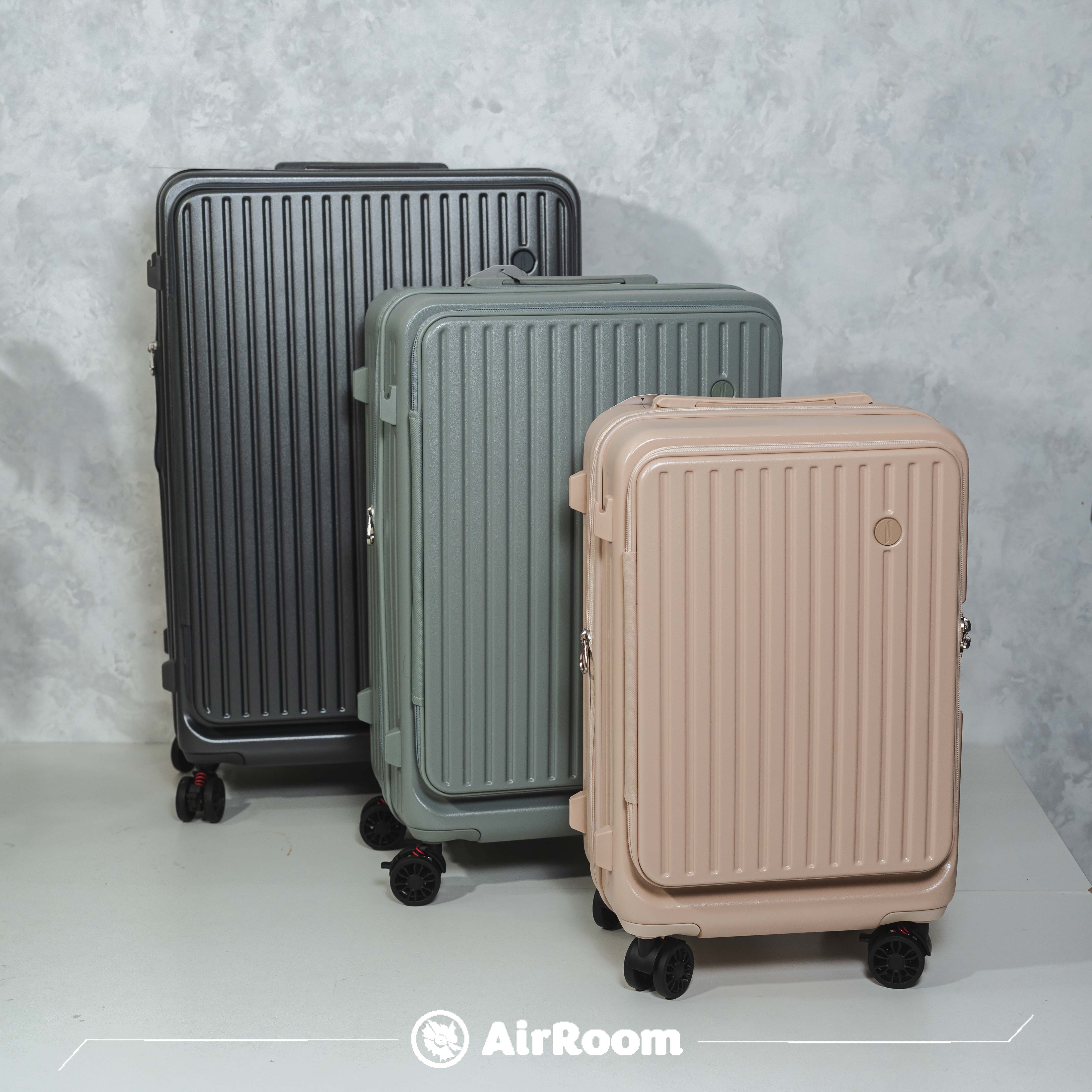 『預購商品』SANSUI 山水 Nareca 娜芮家 20吋 + 28吋 二個一組 小樽 前開式 上掀式 行李箱 登機箱