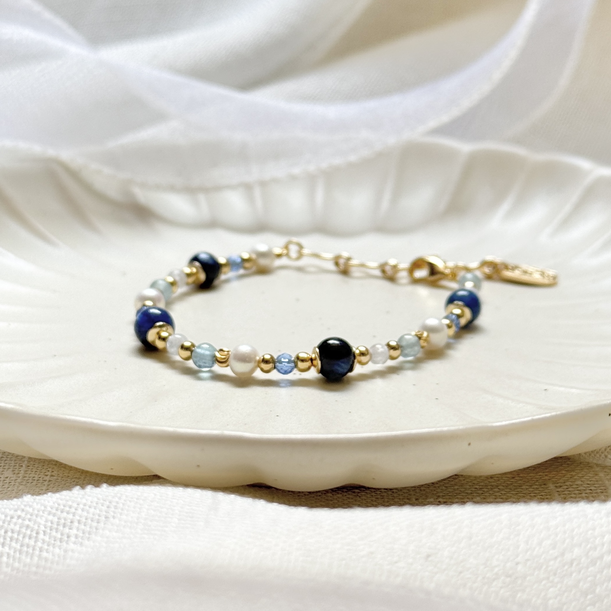 B02 / 限時彩蛋 • 生命靈數 • 伍號人 – 藍晶石 – 手鍊