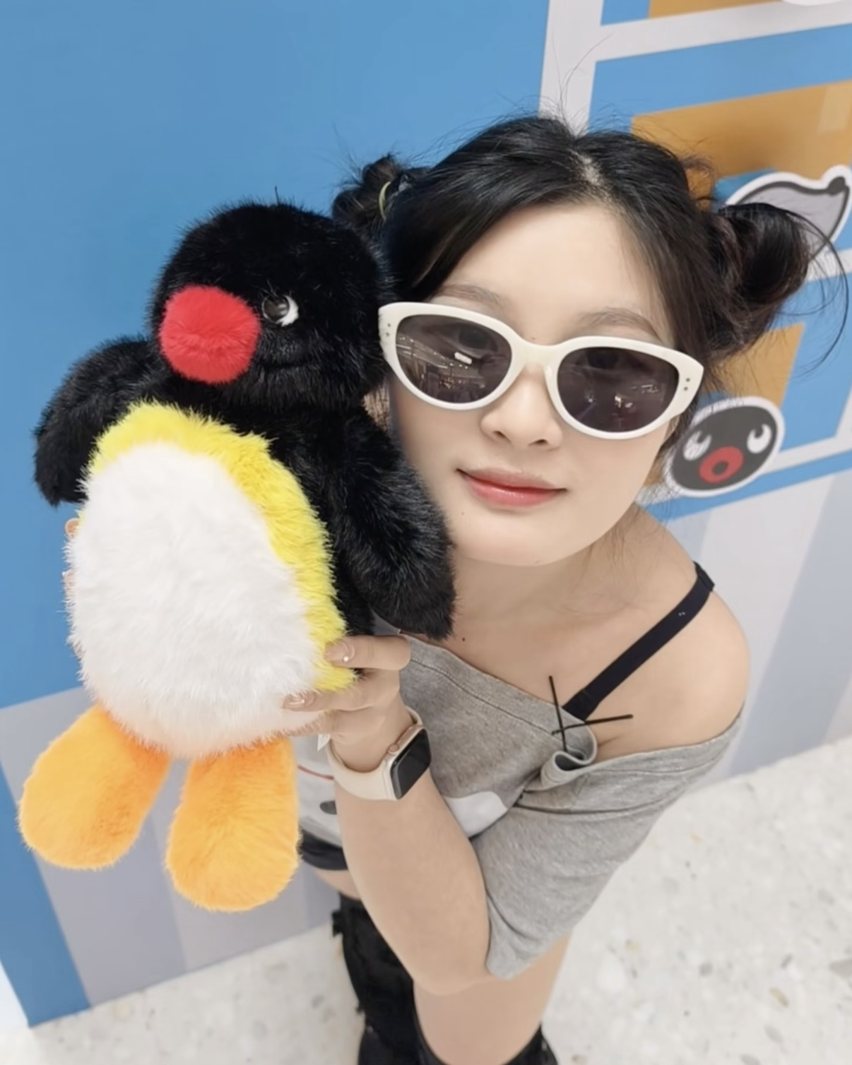 <正版授權>PINGU 企鵝家族 炸毛 毛絨 娃娃 公仔