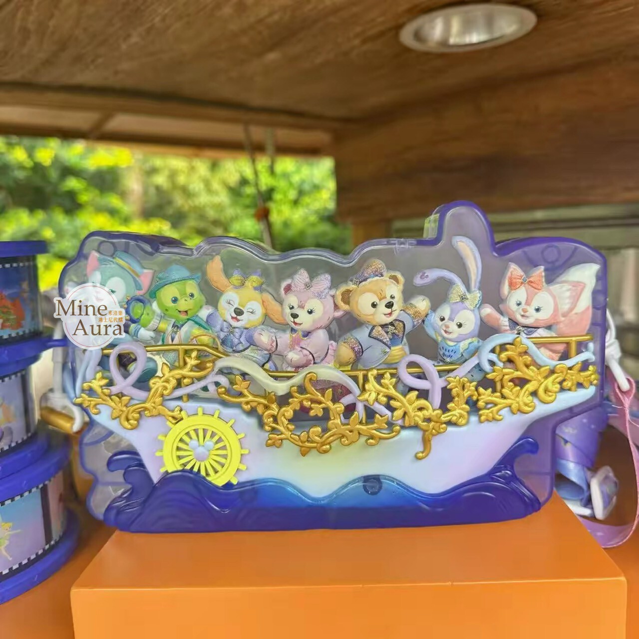 10歲生日慶典 達菲 Duffy 與好友 友誼紀念號 造型 爆米花桶 -上海迪士尼樂園