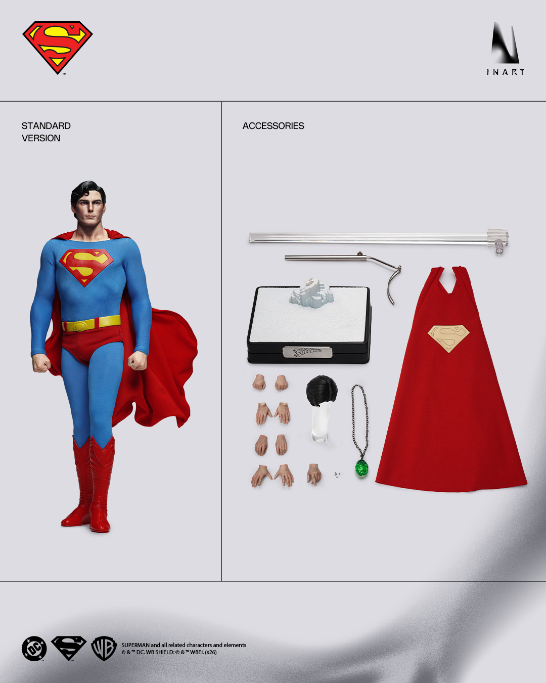 (Pre-Order) Inart- Superman (1978) - Superman (Standard Version) 1/6 Collectible Figure (Pt A035S1)