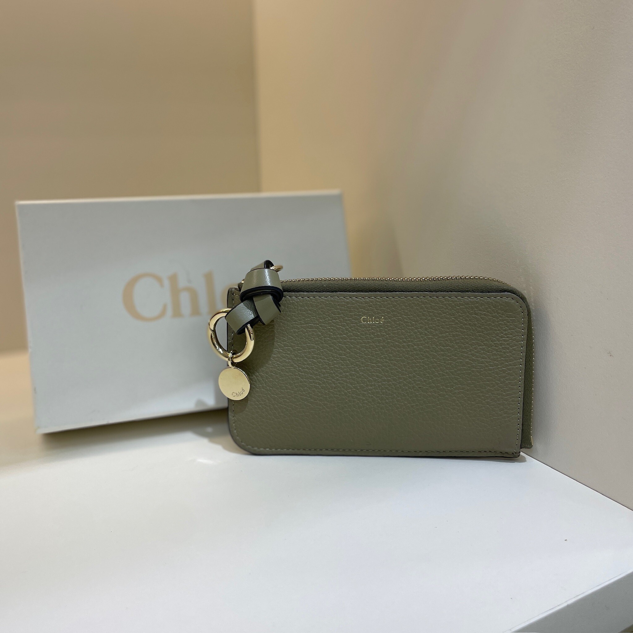 Chloe Alphabet zip cardholder