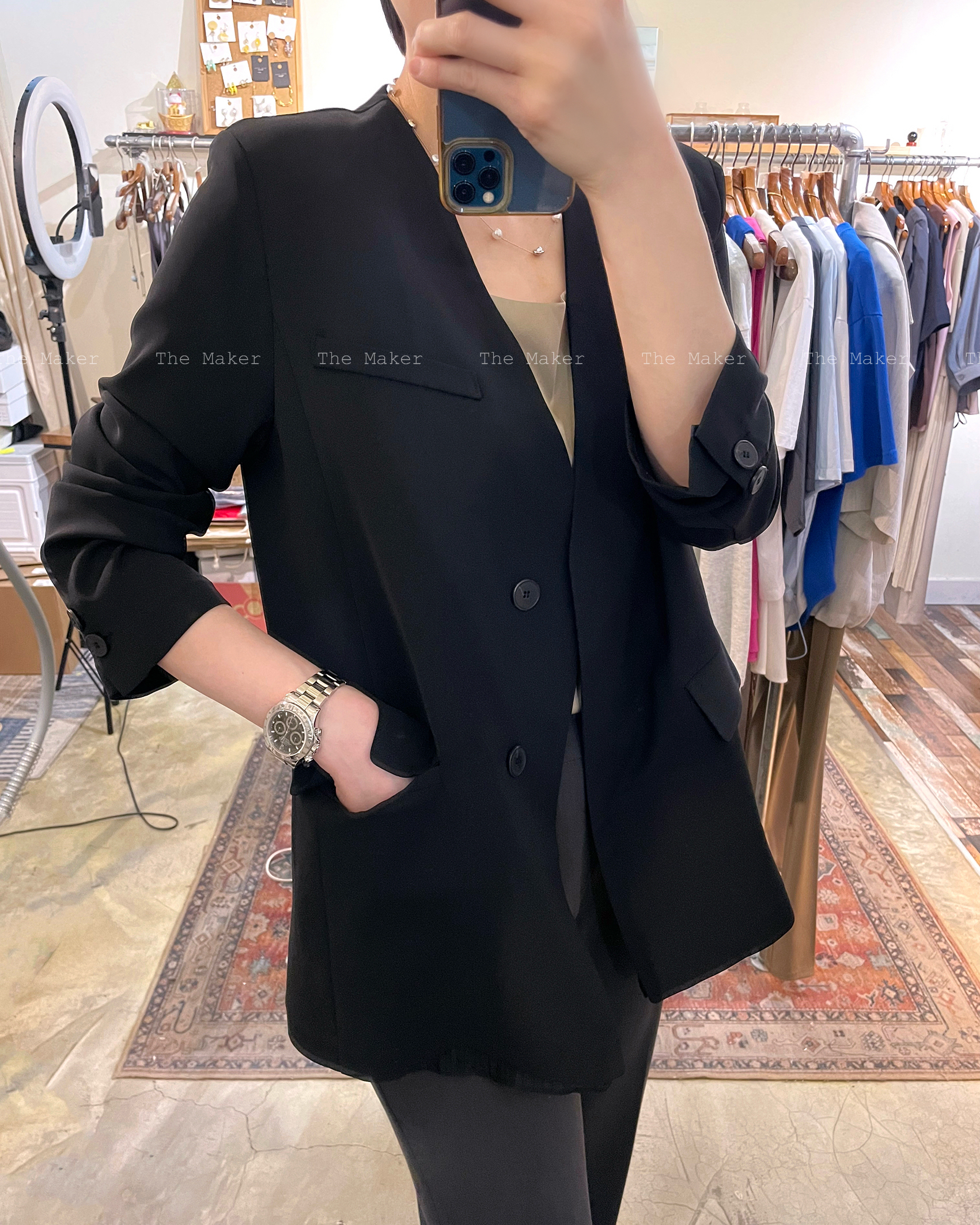 🗺️ 層次感後開叉西裝褸 🗺️