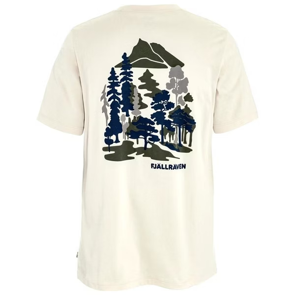 Fjallraven 北極狐 小狐狸 Swedish Forest T Shirt M男款 短袖上衣 F12600327-113 粉筆白 [HappyOutdoor]