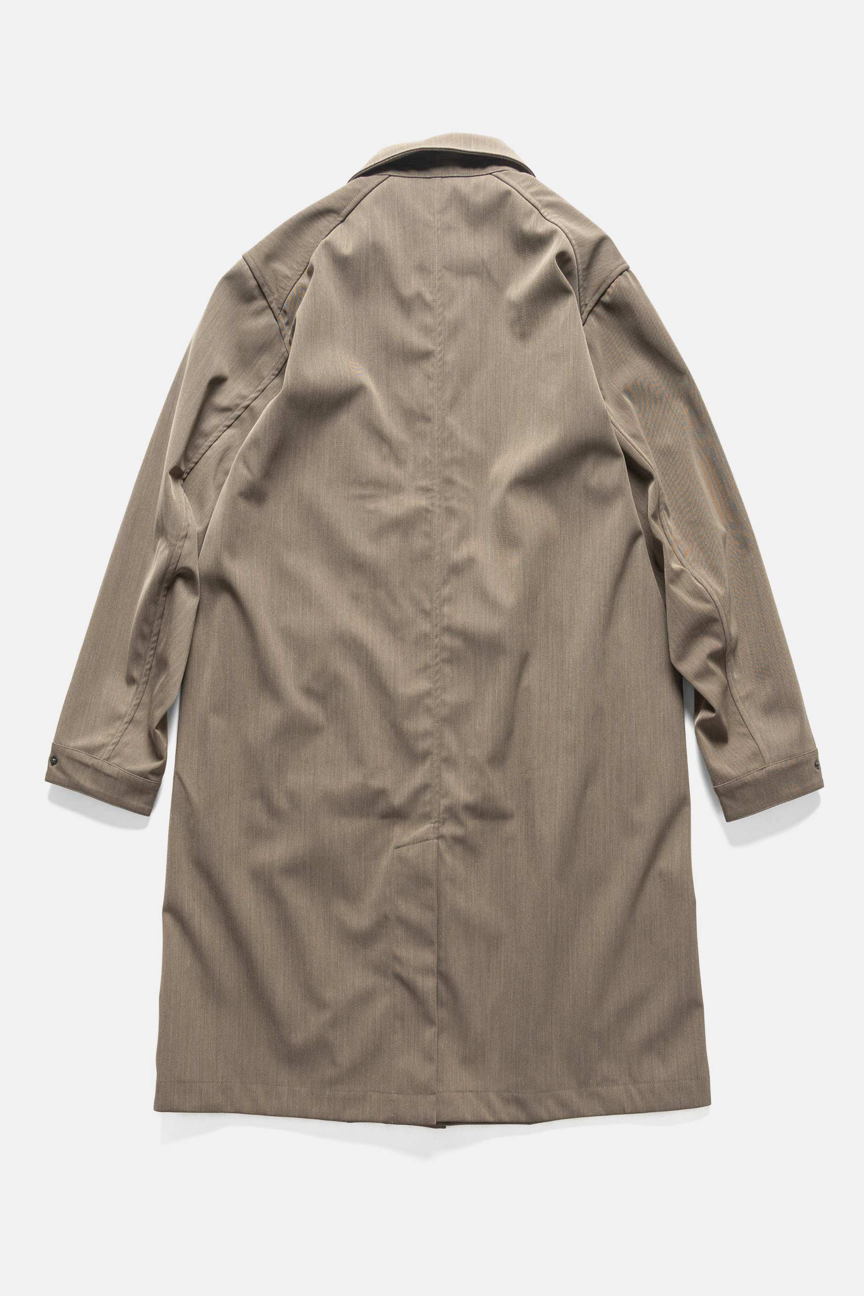 HAVEN BUREAU OVERCOAT-LORO PIANA STORM SYSTEM NYLON WOOL