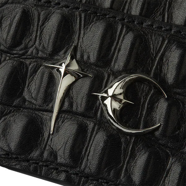 Thug Club｜TC Crocodile Card Holder (Black)