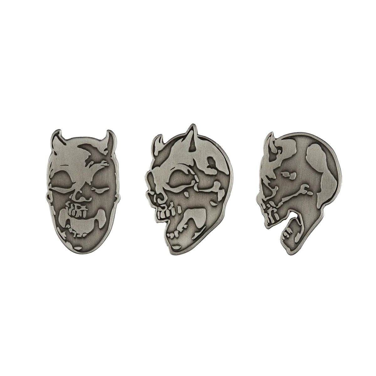 Thug Club｜TC Riding Skull Brooch (Silver)
