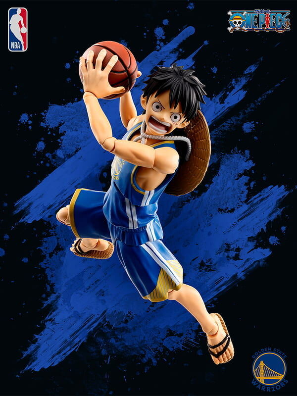 預購26/12 S.H.Figuarts 代理版 S.H.F. 航海王 ONE PIECE×NBA 魯夫 金州勇士Ver.