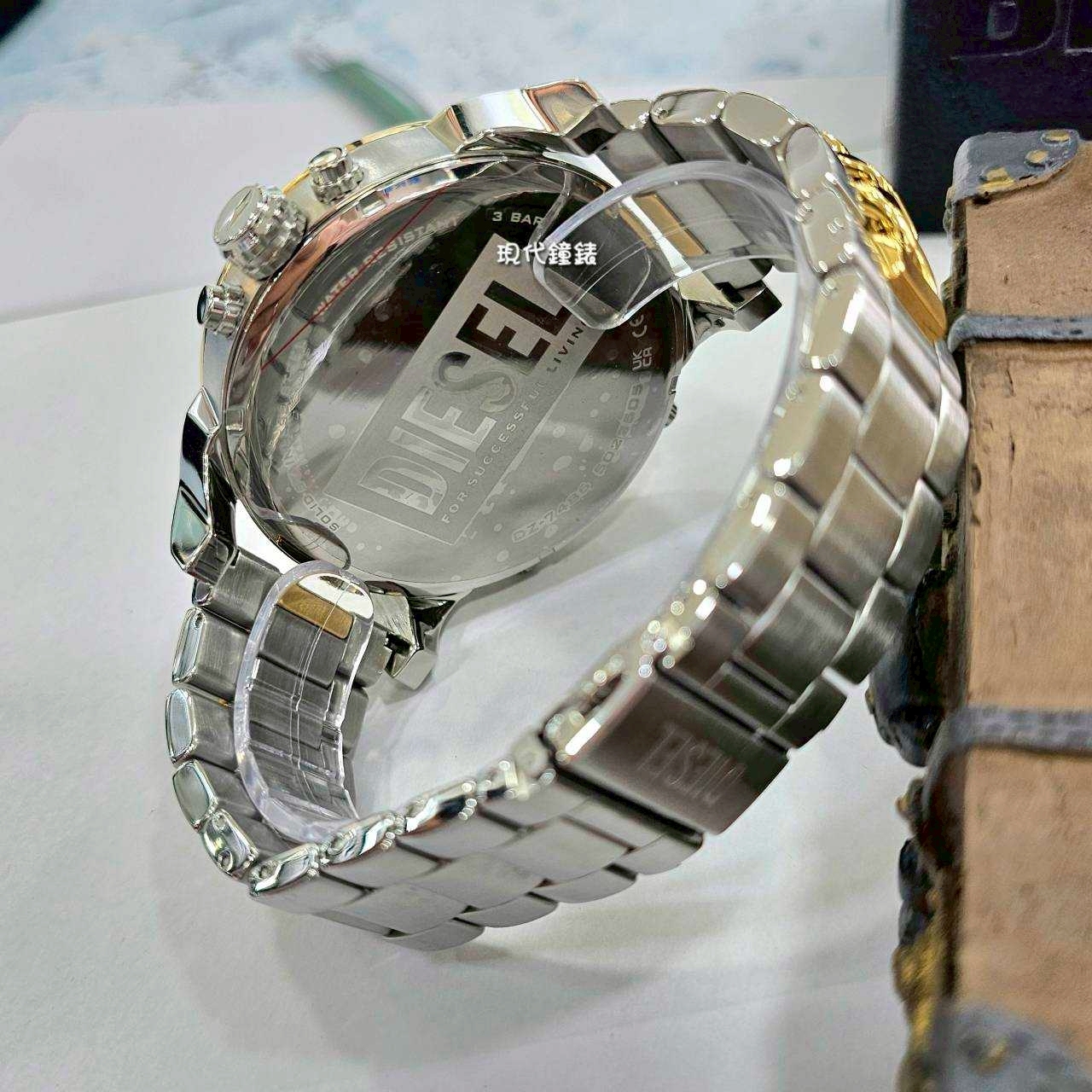 【DIESEL】爹地Daddy-Gold DZ7486 57mm 現代鐘錶